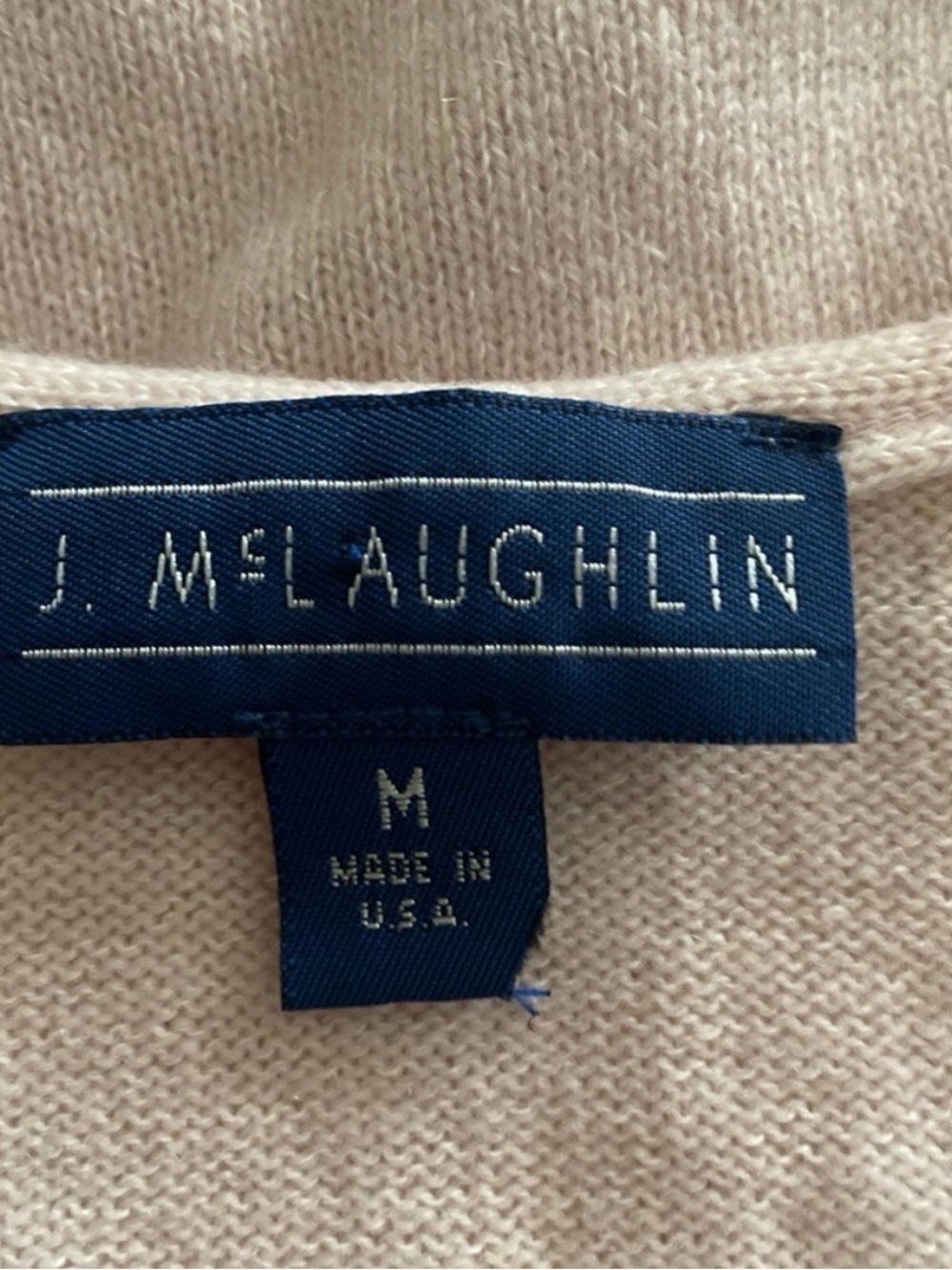 J. McLaughlin Cashmere Sweater Fish Tank Top Women's Size Medium - Picture 5 of 10